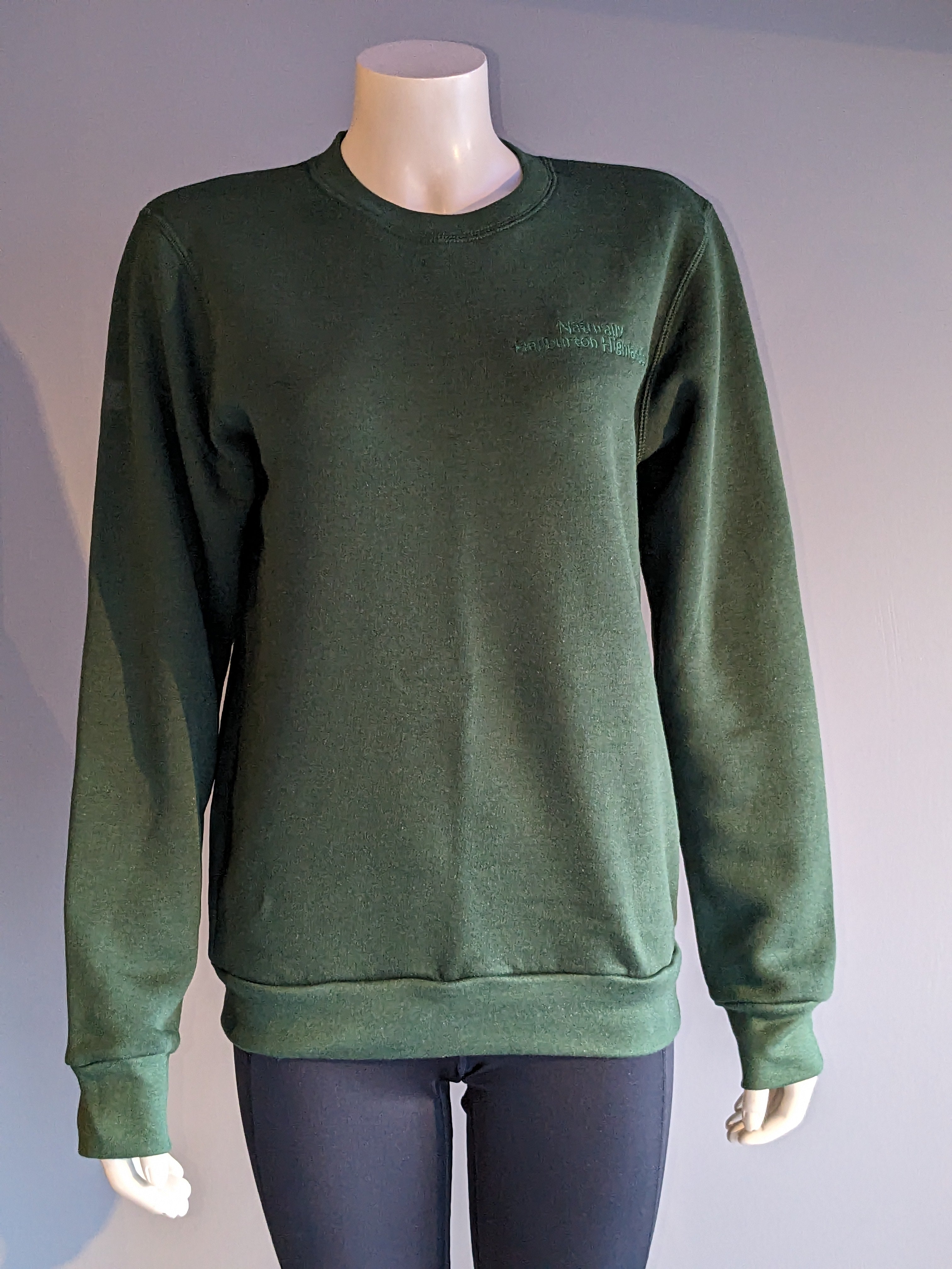 Forest green crewneck outlet sweatshirt