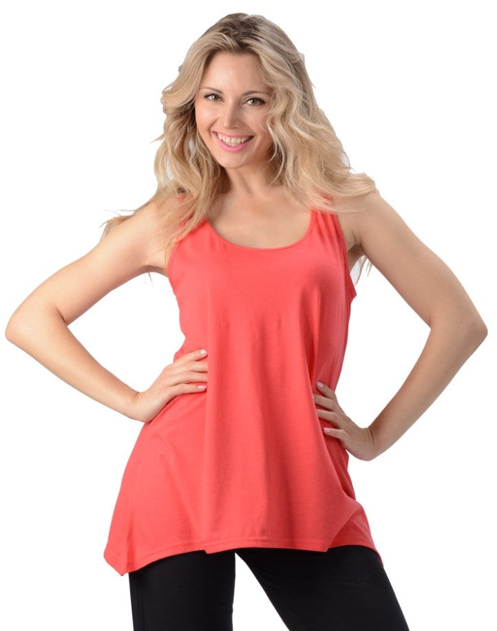 Blank Bamboo Fluid Tank Top